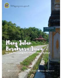 Plang nama beraksara jawa, sarana pelengkap dukungan Desa Budaya